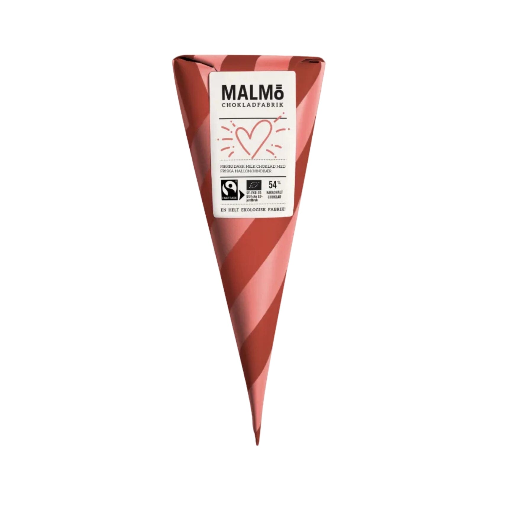 Schokoladenkonfekt "Himbeere & dunkle Schokolade" Süßigkeit Malmö chokladfabrik 