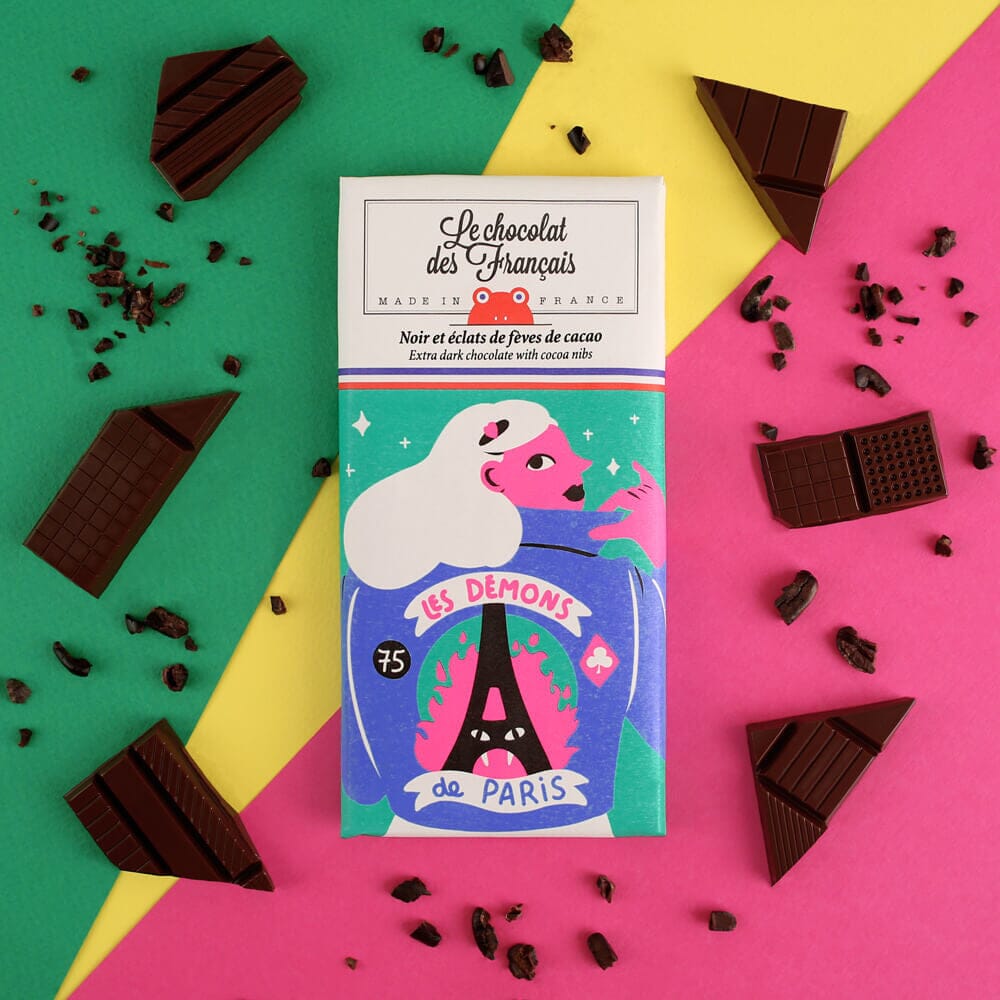 Schokotafel "Paris" Süßigkeit Le chocolat des Francais 