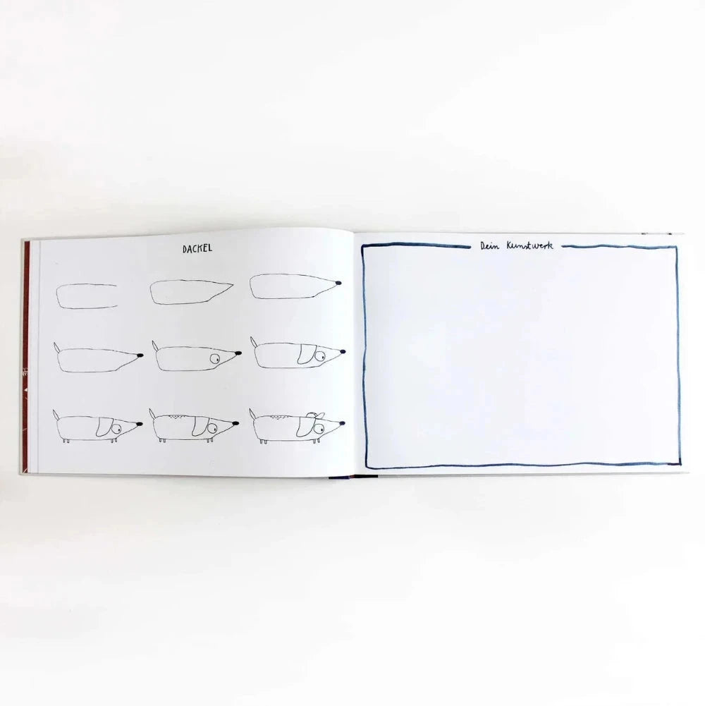 Schritt für Schritt Malbuch "Krummtier" Malbuch Halfbird 