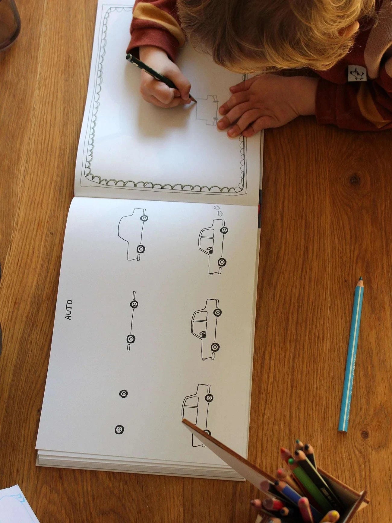 Schritt für Schritt Malbuch "Krummtier" Malbuch Halfbird 