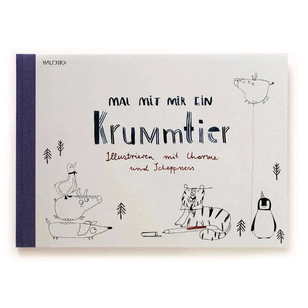 Schritt für Schritt Malbuch "Krummtier" Malbuch Halfbird 
