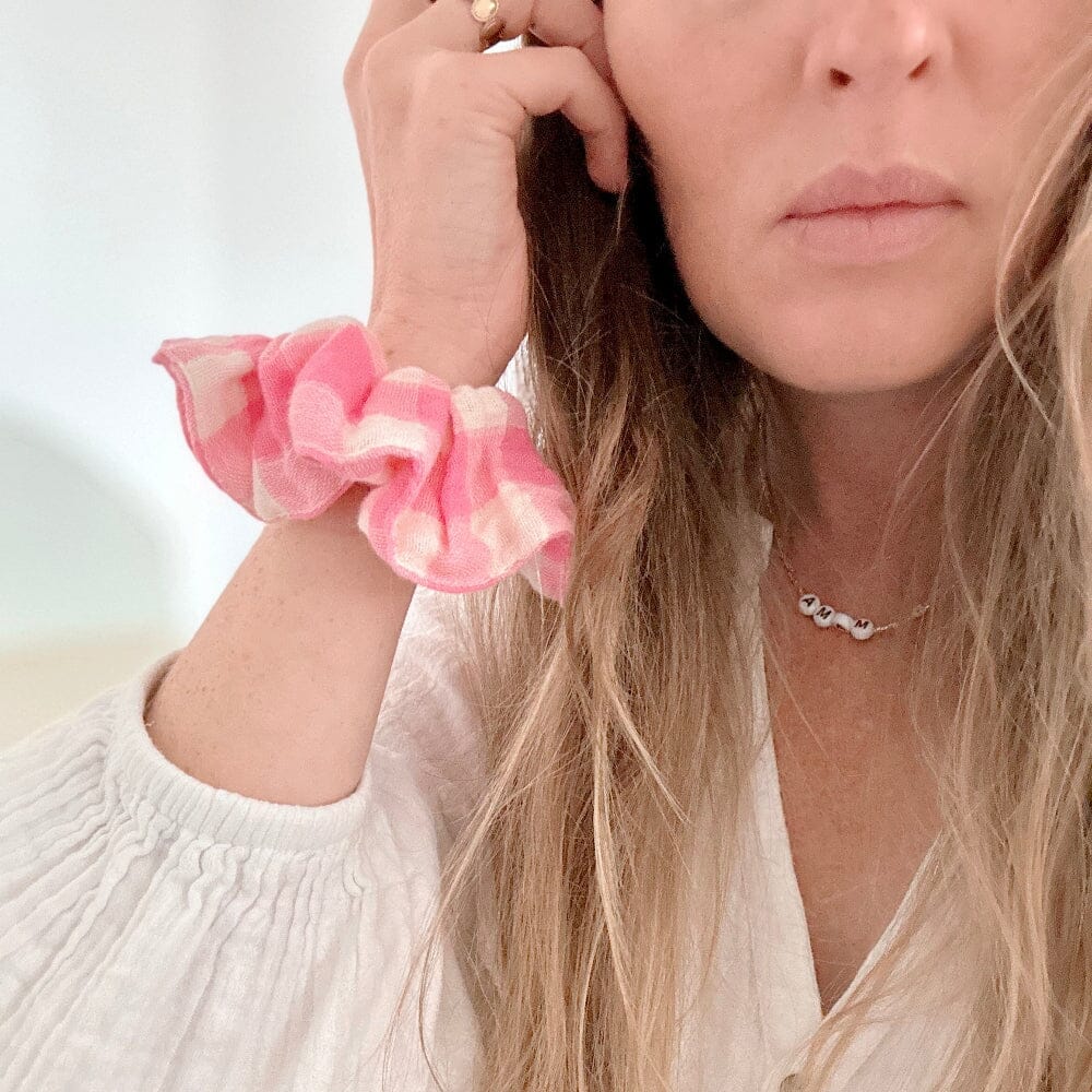Scrunchie Musselin "CHOUCHOU" Scrunchies Rose in April 
