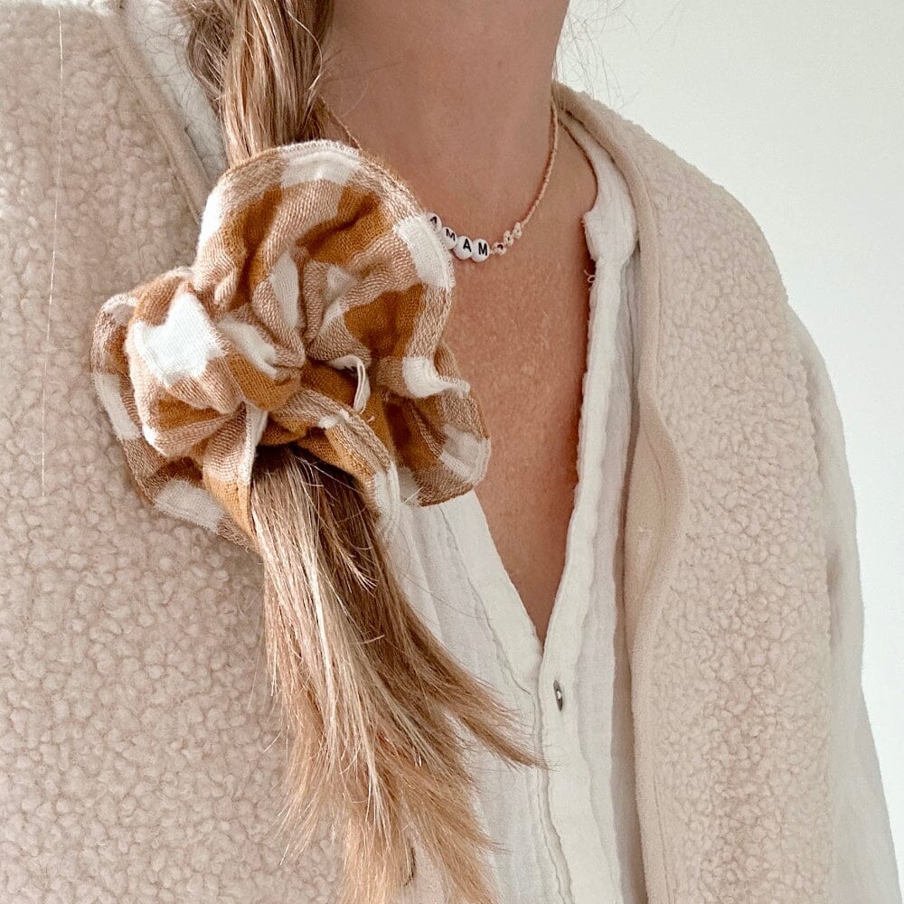 Scrunchie Musselin "CHOUCHOU" Scrunchies Rose in April 