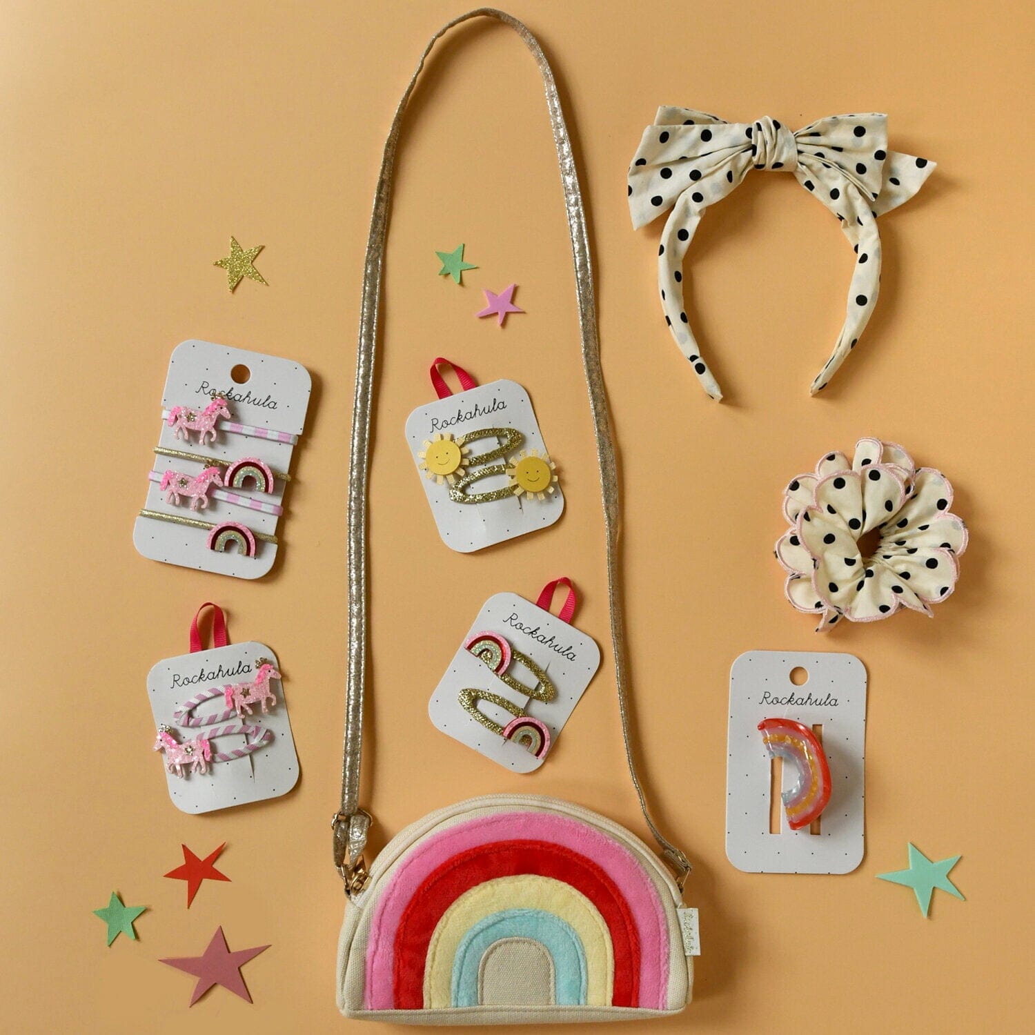 Scrunchie "Polka Dot Scalloped" Scrunchies Rockahula 