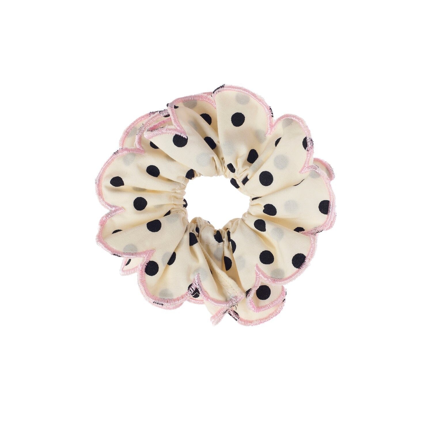 Scrunchie "Polka Dot Scalloped" Scrunchies Rockahula 