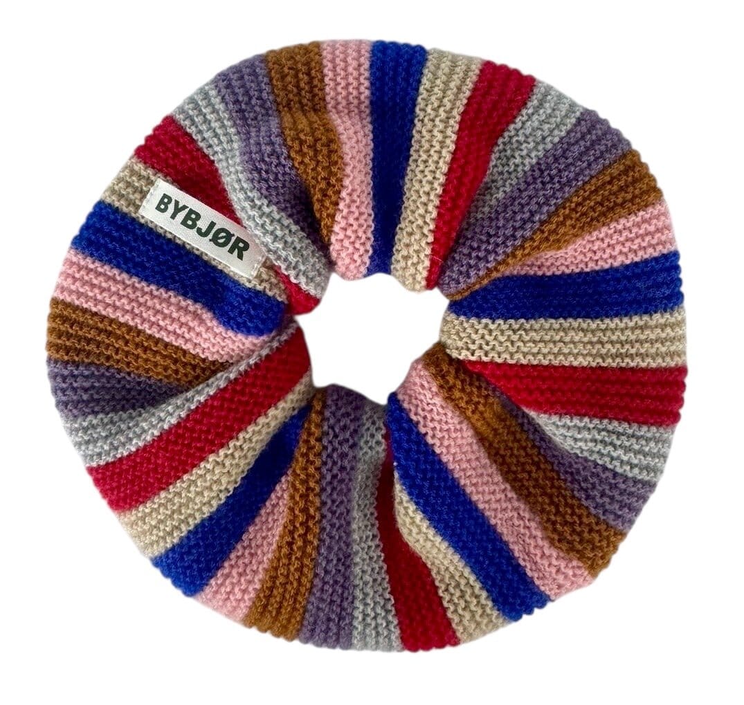 Scrunchie Wolle "Streifen" Scrunchies Bybjor 