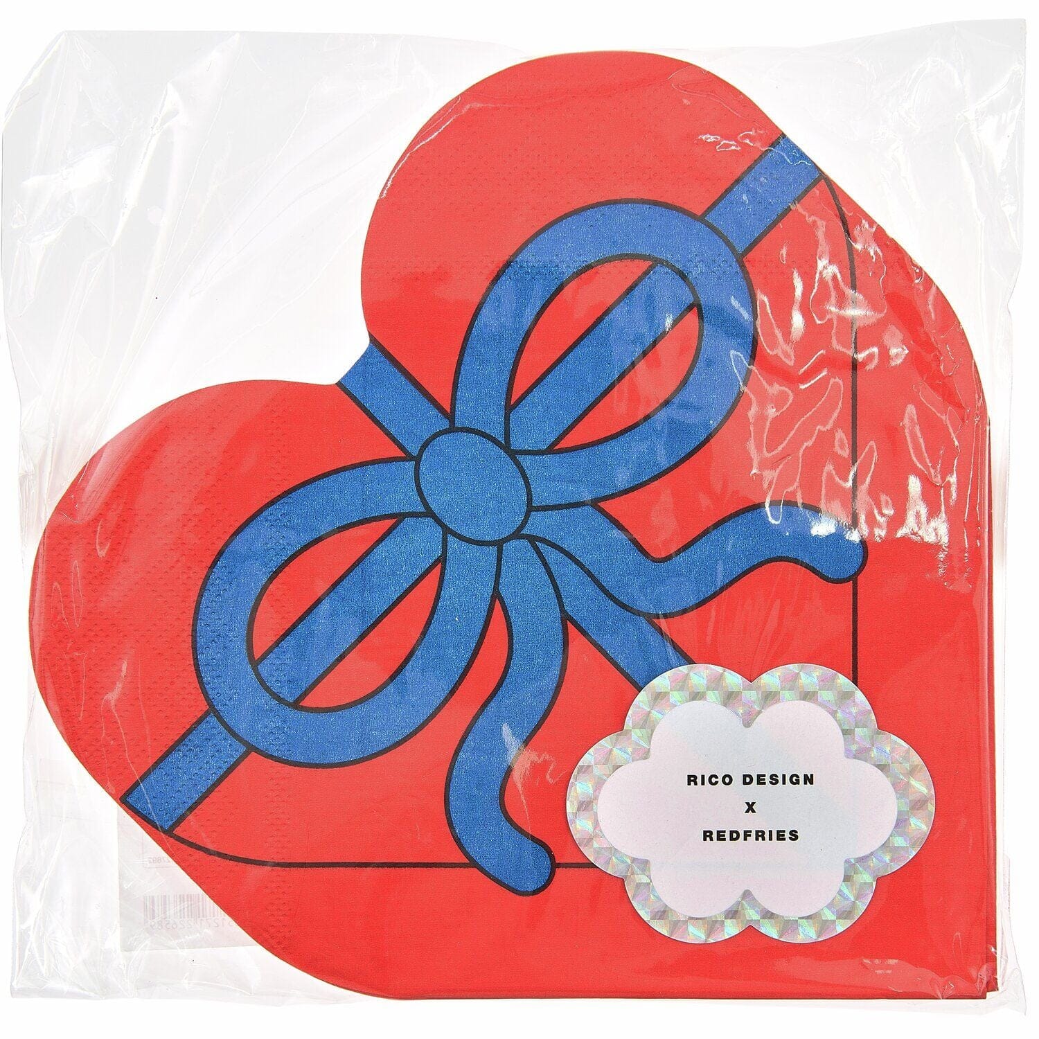 Servietten "Heart Shaped Box" Serviette Rico Design 