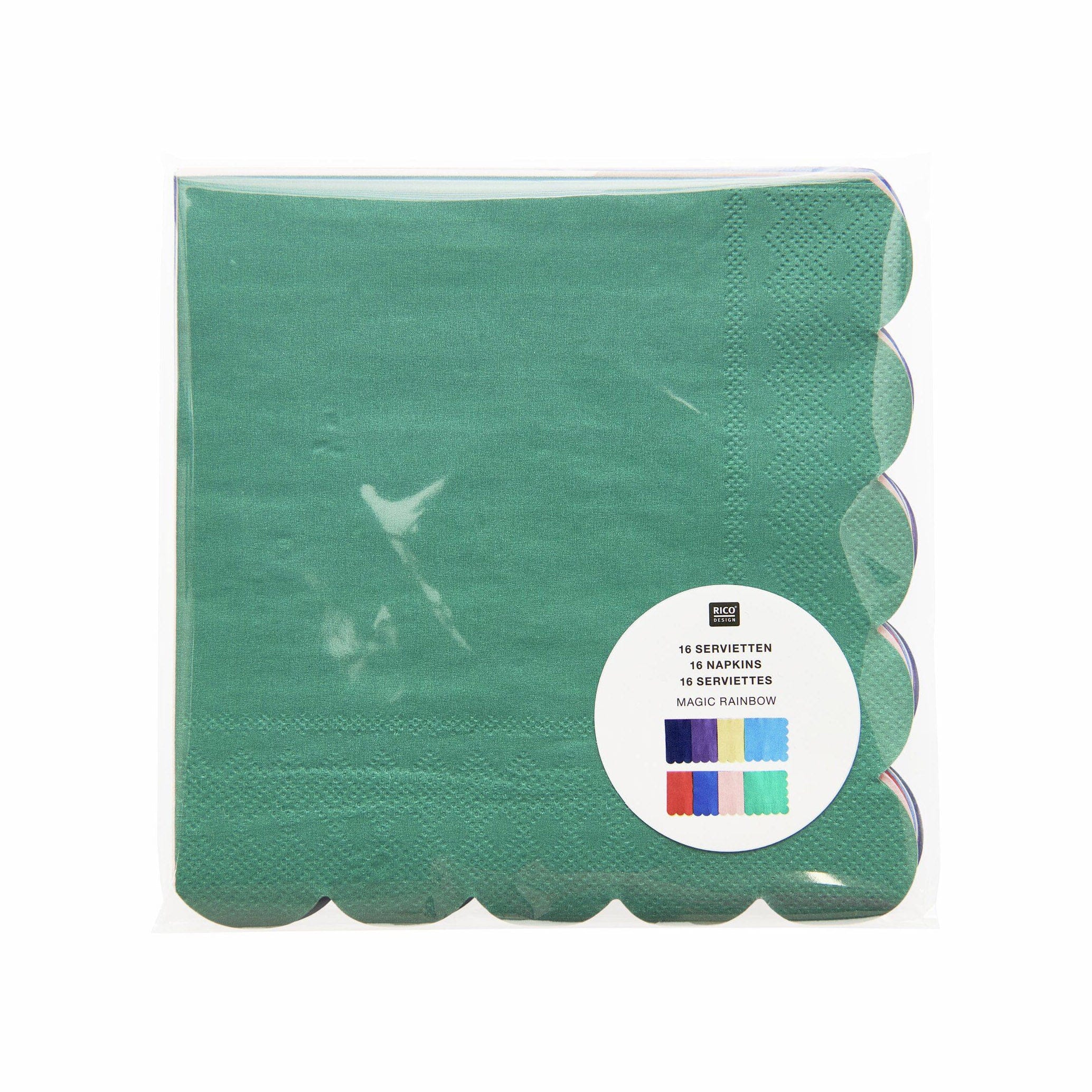 Servietten "Rainbow" Serviette Rico Design 