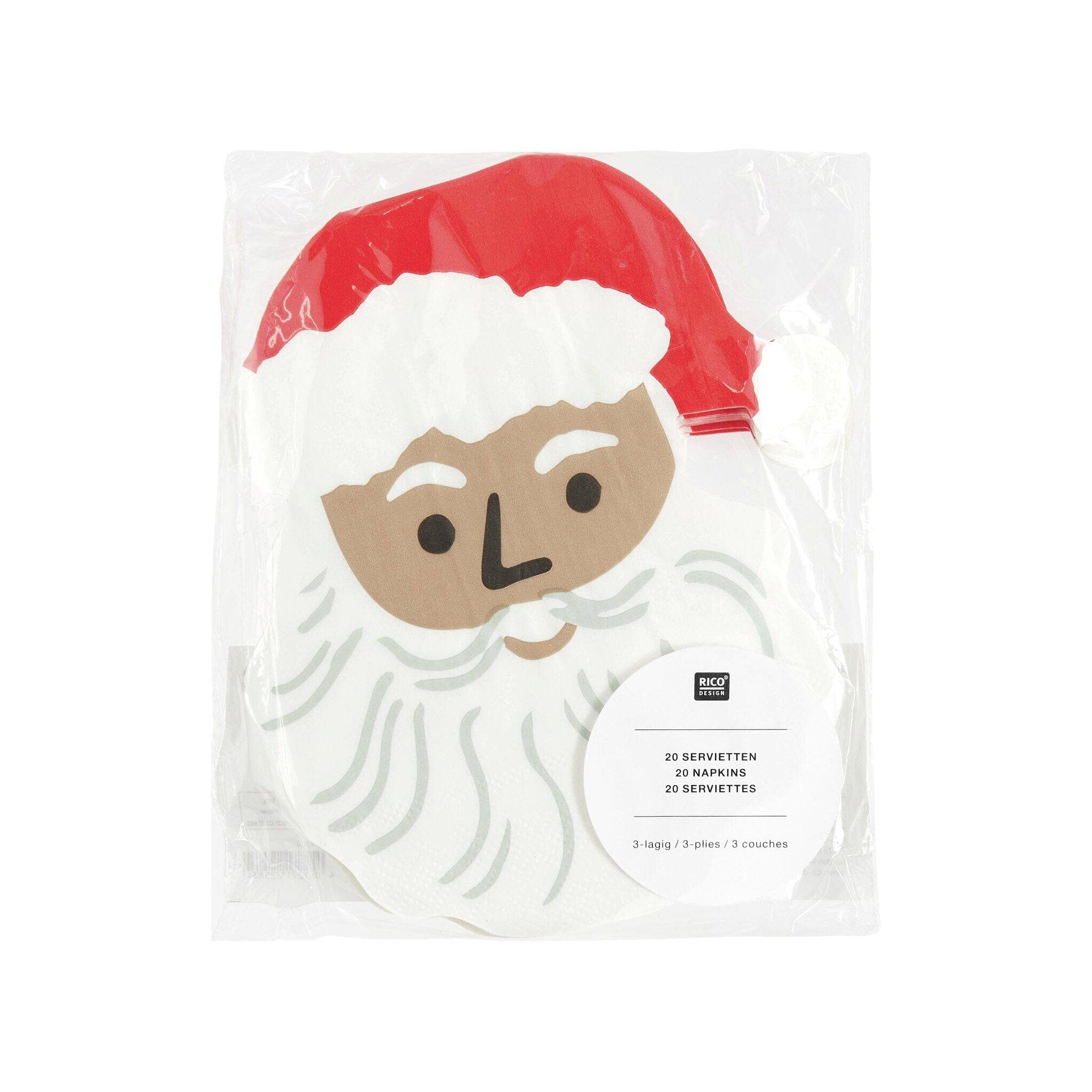 Servietten "Santa" Serviette Rico Design 