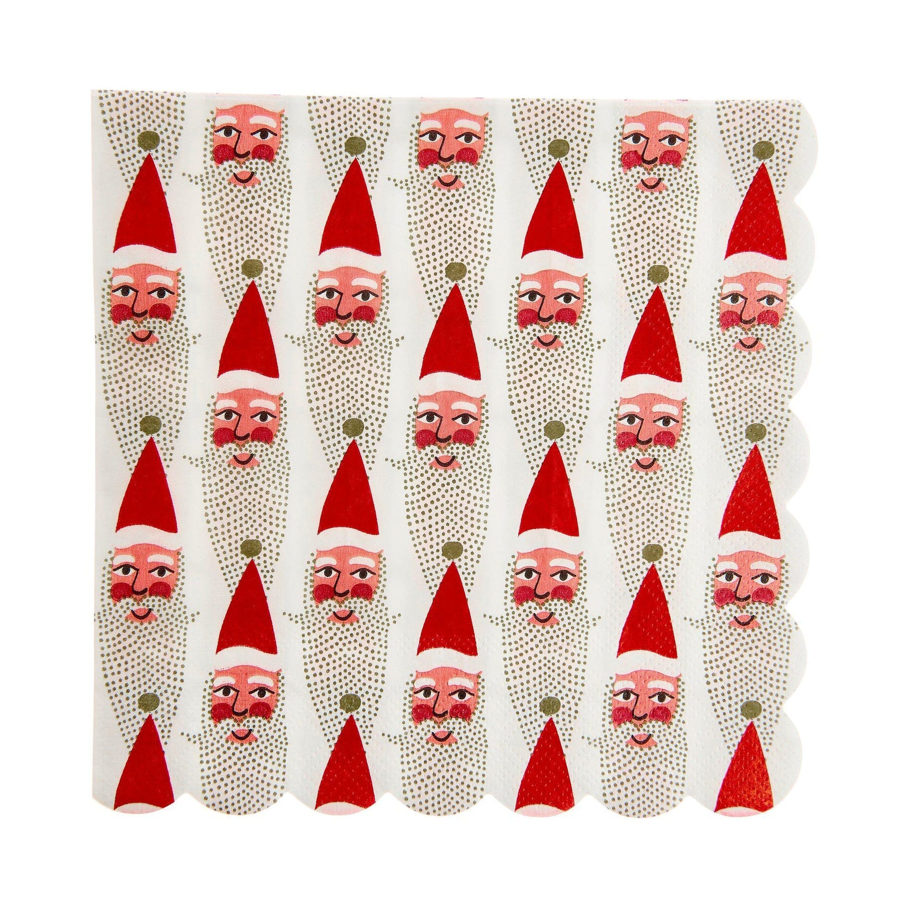 Servietten "Weihnachtsmänner" Serviette Rico Design 