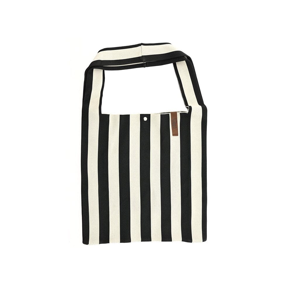 Shopper "knitted" Handtaschen, Geldbörsen & Etuis LOT83 Schwarz/Weiß 