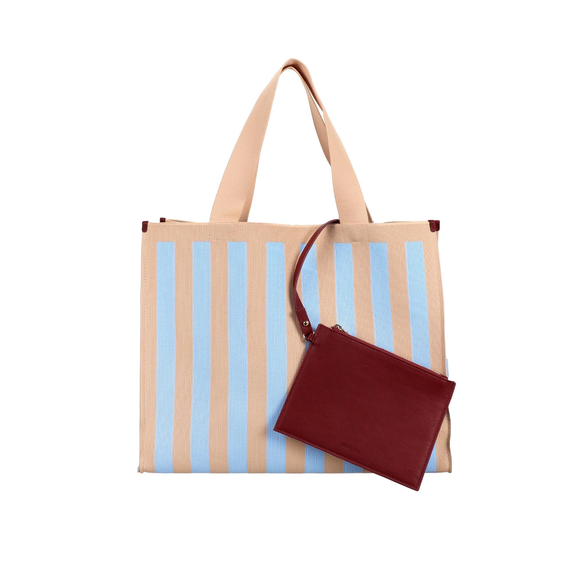 Shopper "knitted stripes" Shopper Sticky Sis Club 