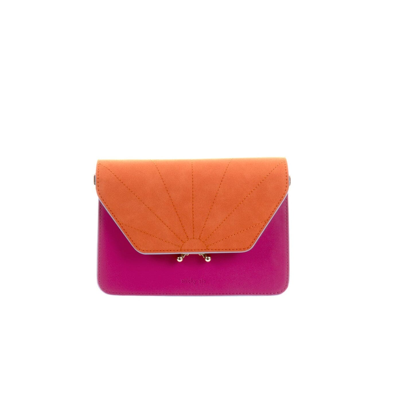 Shoulder Bag "Coloré" Handtaschen, Geldbörsen & Etuis Sticky Sis Club positano purple + arancia orange 