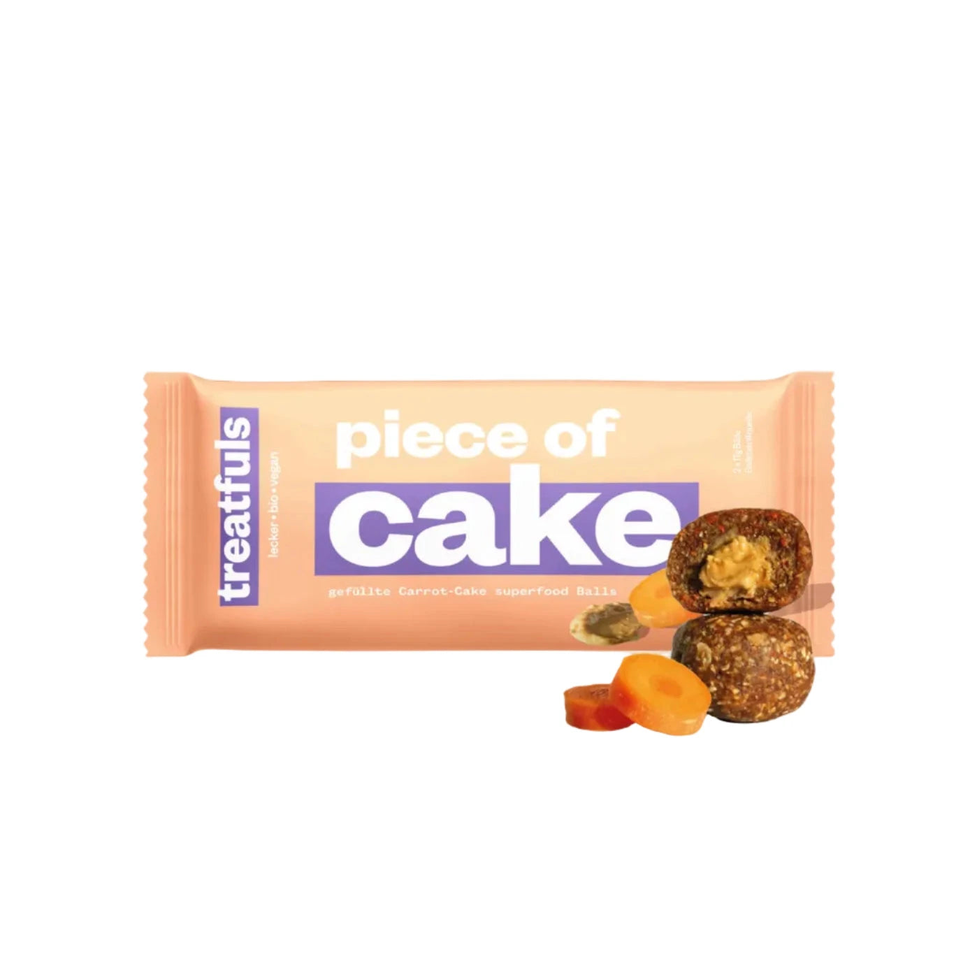 Snack Balls "piece of cake - Carrot Cake" Süßigkeit treatfuls 