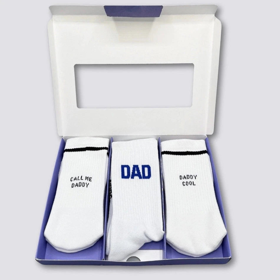 Socken 3er Pack "Call me Daddy, Dad Blue, Daddy Cool" Socken No Bad Days Club 39-42 