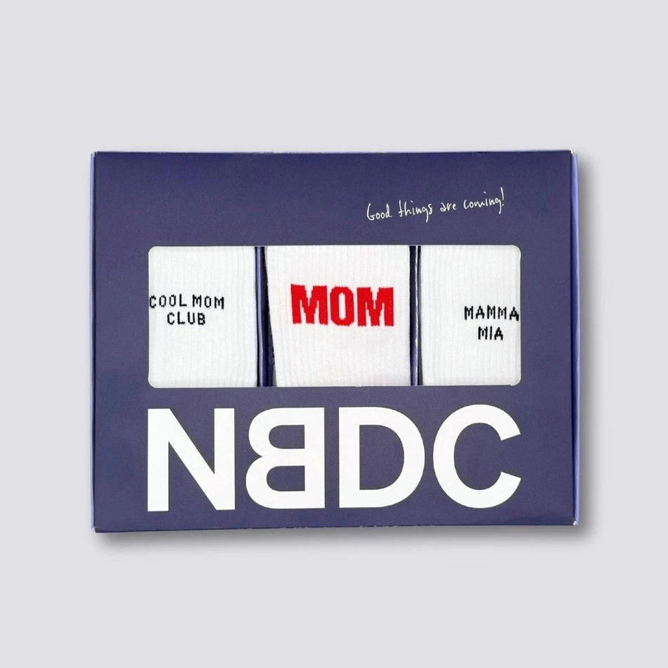 Socken 3er Pack "Cool Mom Club, Mom Red, Mamma Mia" Socken No Bad Days Club 