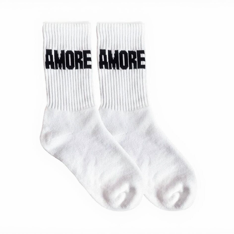 Socken "AMORE" Socken Navucko Schwarz/Weiß 35-38 