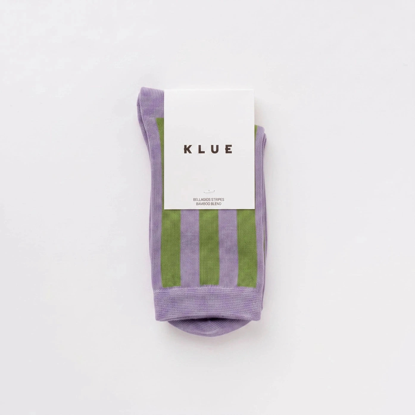 Socken "Blockstreifen" Socken KLUE Flieder/Grün 