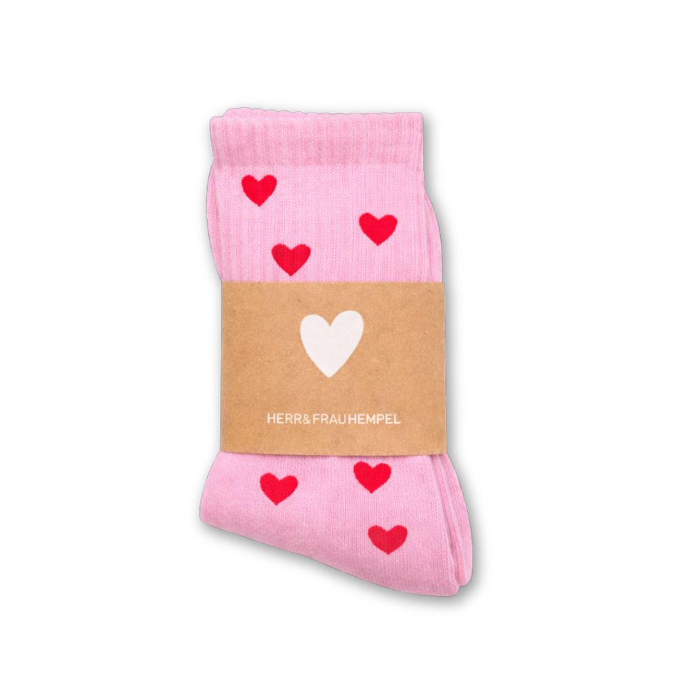 Socken "Herz" Rosa Socken HERR&FRAUHEMPEL 