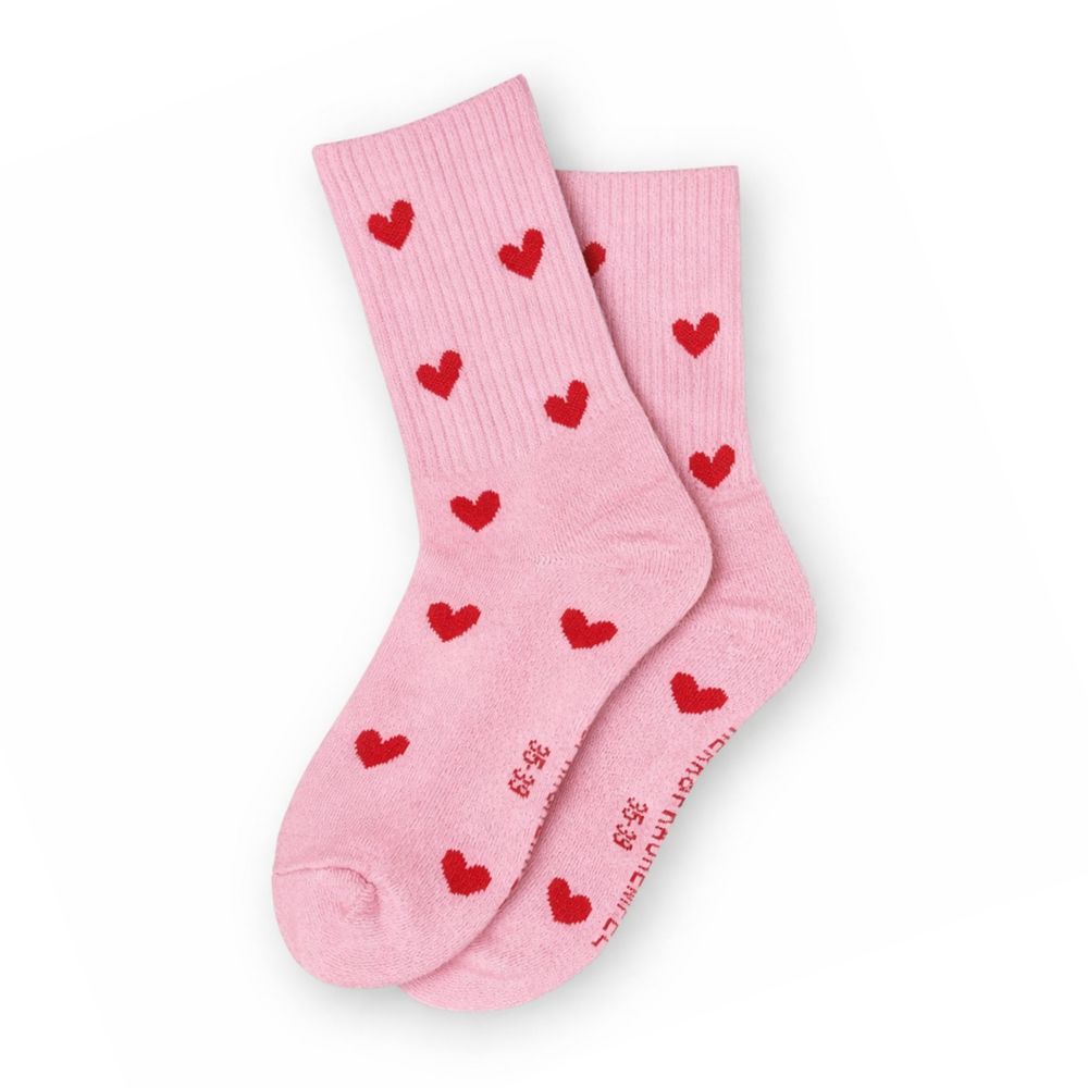 Socken "Herz" Rosa Socken HERR&FRAUHEMPEL 35-39 