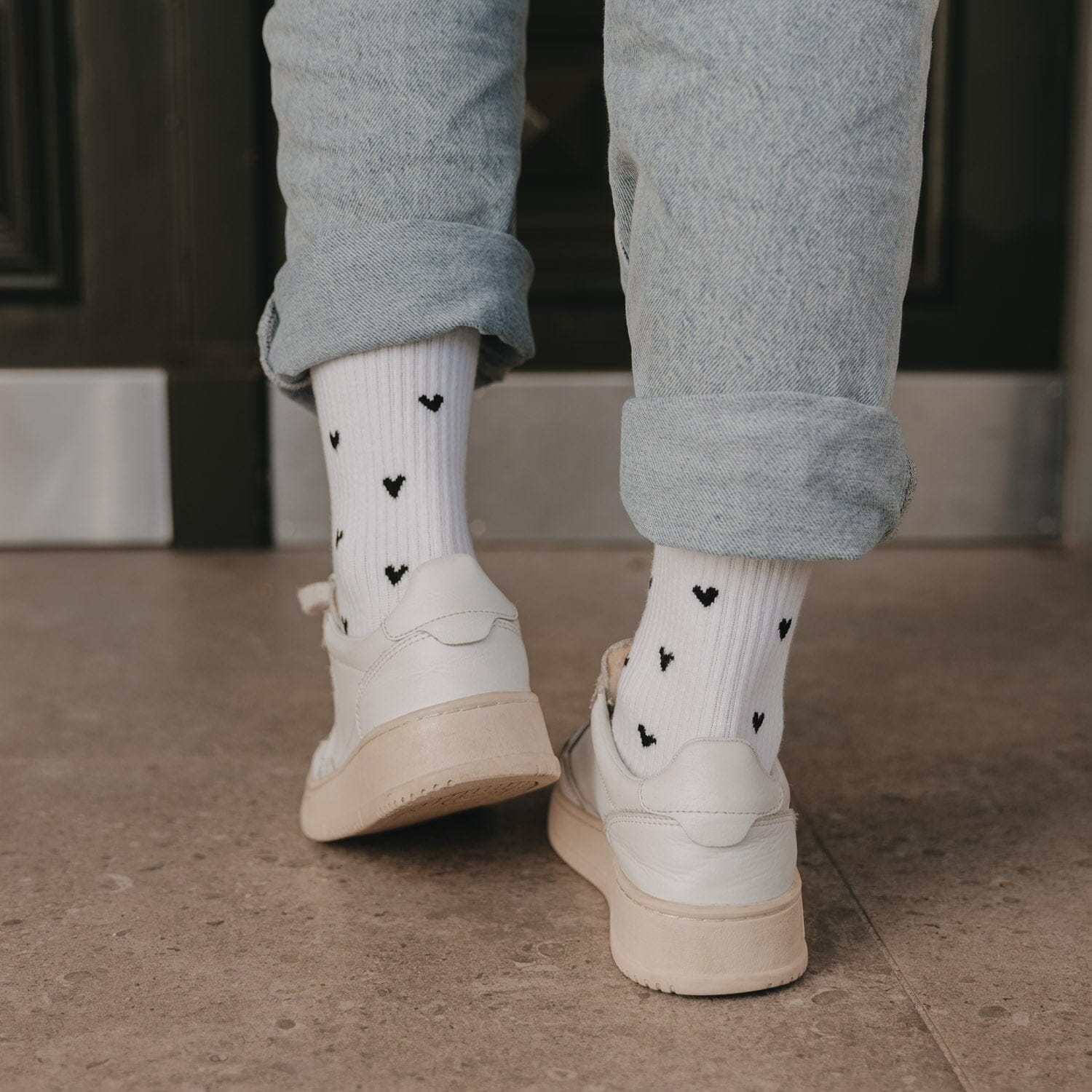 Socken "Herzen Allover" Socken Eulenschnitt 43-46 