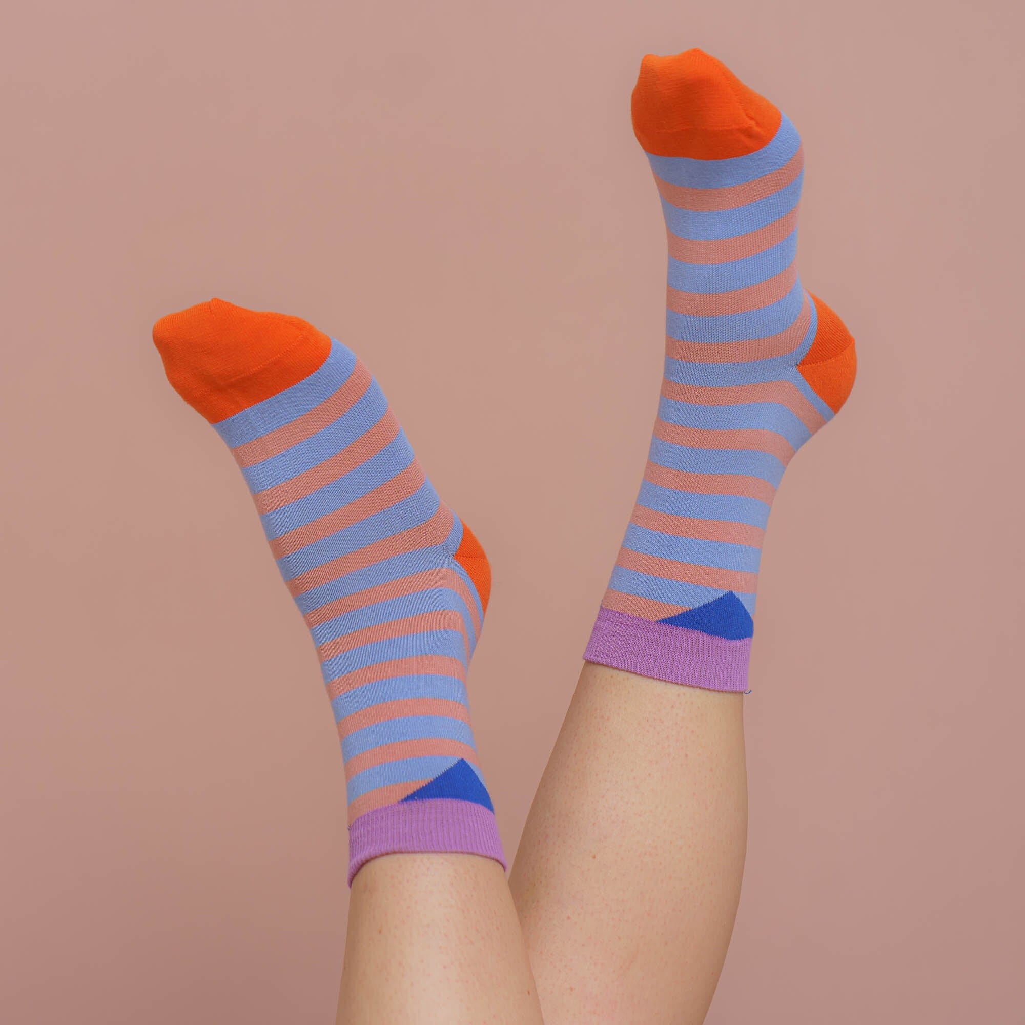 Socken "Streifen" Socken NiceNiceNice Lilac 36-39 