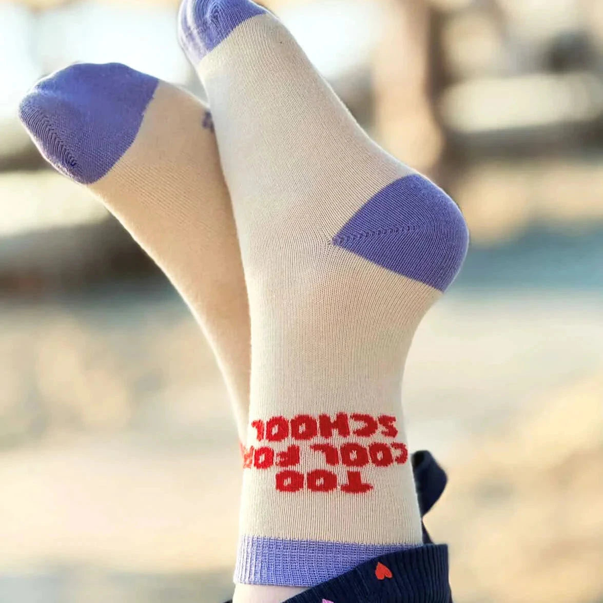 Socken "Too cool for school" Socken tinyday 