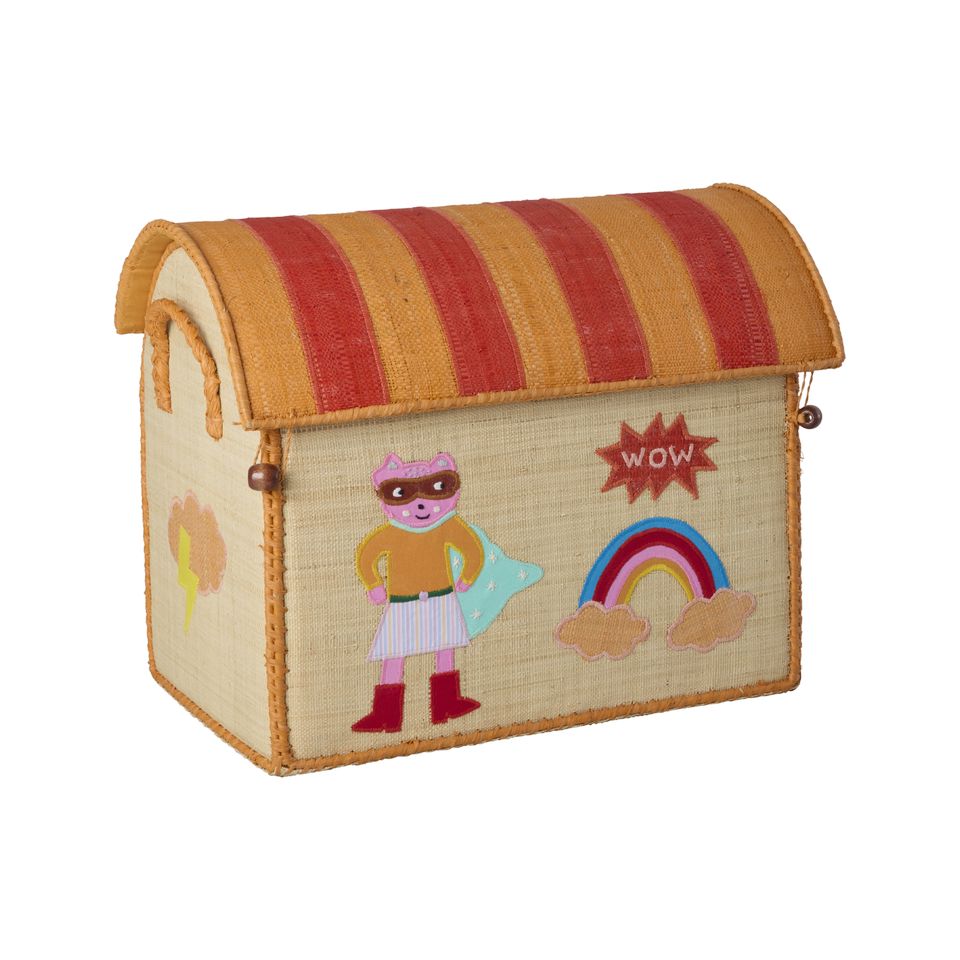 Spielzeugkörbe Raffia Set "Hero Theme" Korb Rice by Rice 