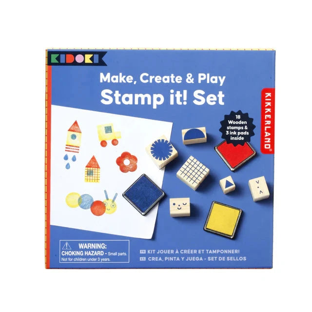 Stempelset "Make, Create & Play" Stempel KIKKERLAND 