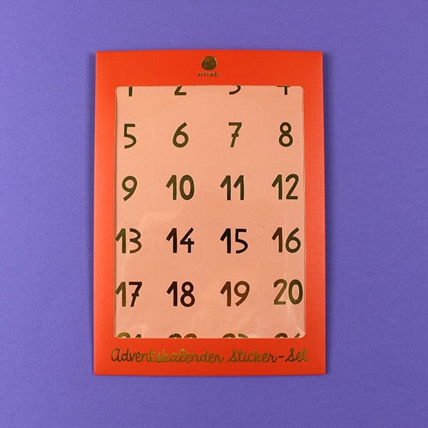 Sticker "Adventskalender A5" Sticker ava&yves Rosa/Gold 