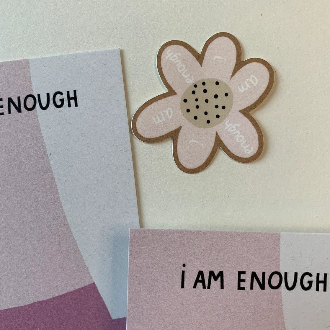 Sticker mit Karte "I am enough" Sticker mit Karte Jane Holtewert 