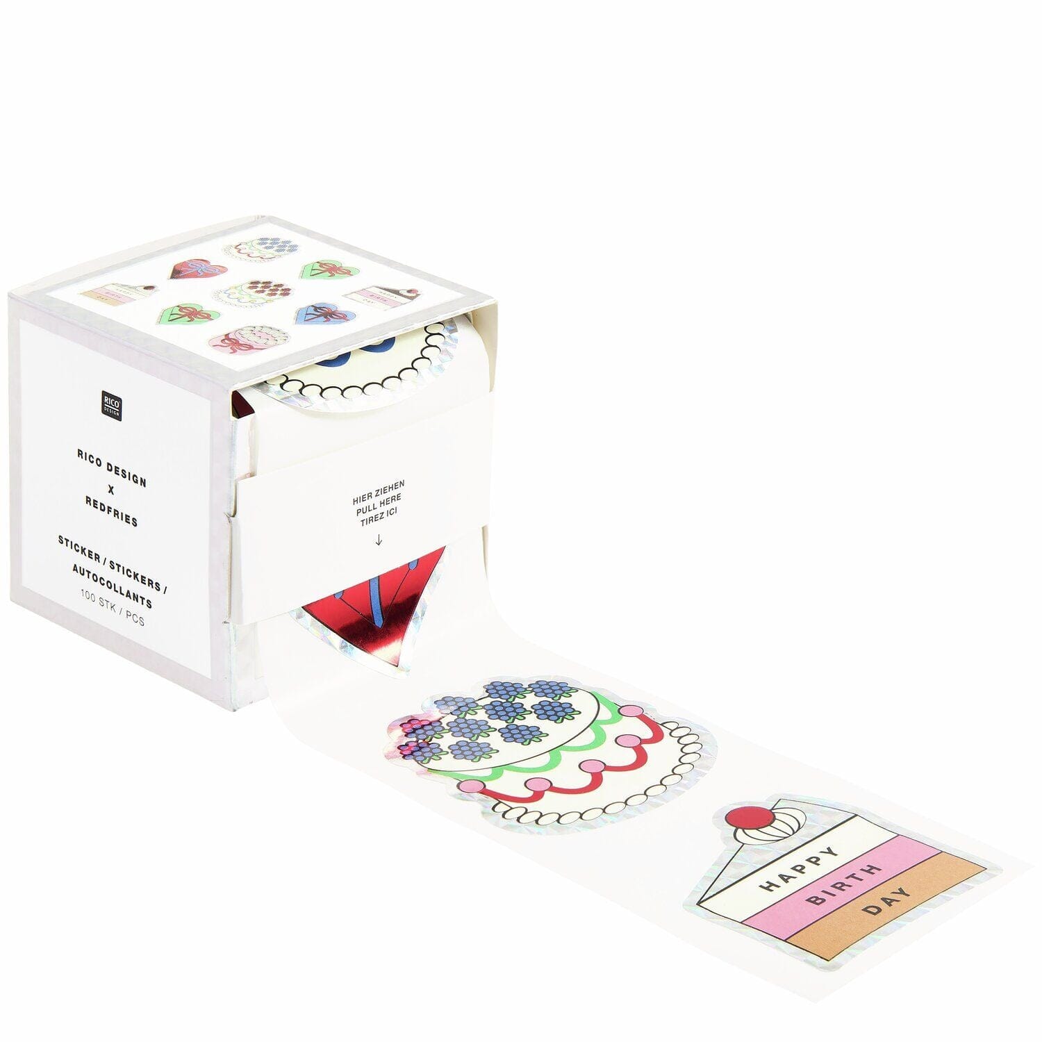 Sticker Set "Torten Mix" Sticker Rico Design 