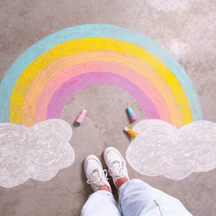 Strassenmalkreide "Einhorn" Strassenmalkreide Folia 