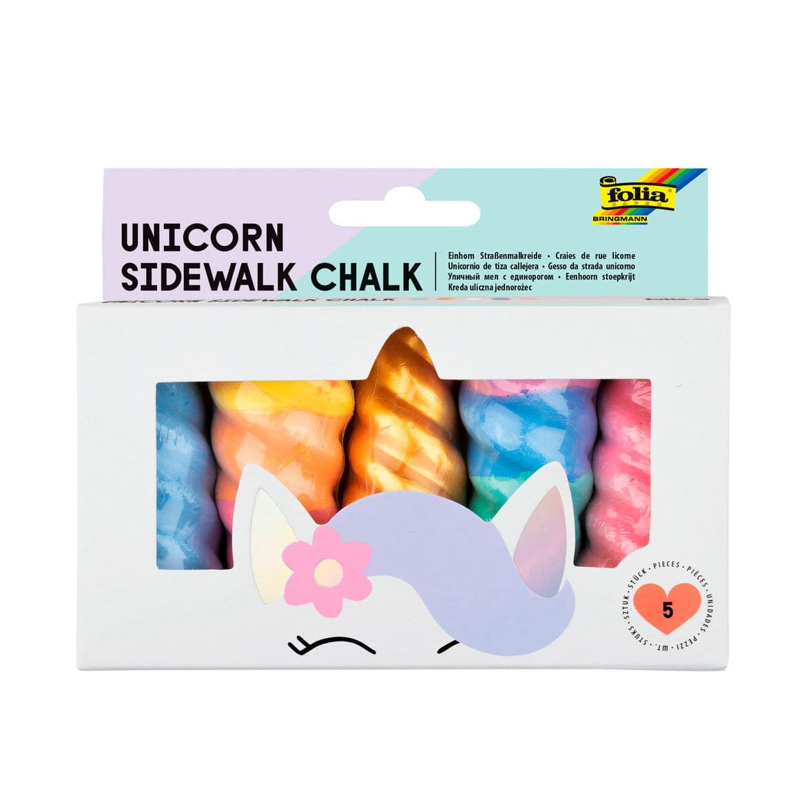 Strassenmalkreide "Einhorn" Strassenmalkreide Folia 