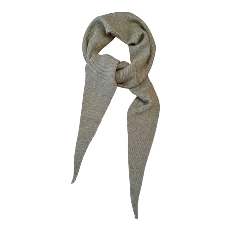 Strickschal groß "Uni" Schal Bybjor Khaki-Melange 
