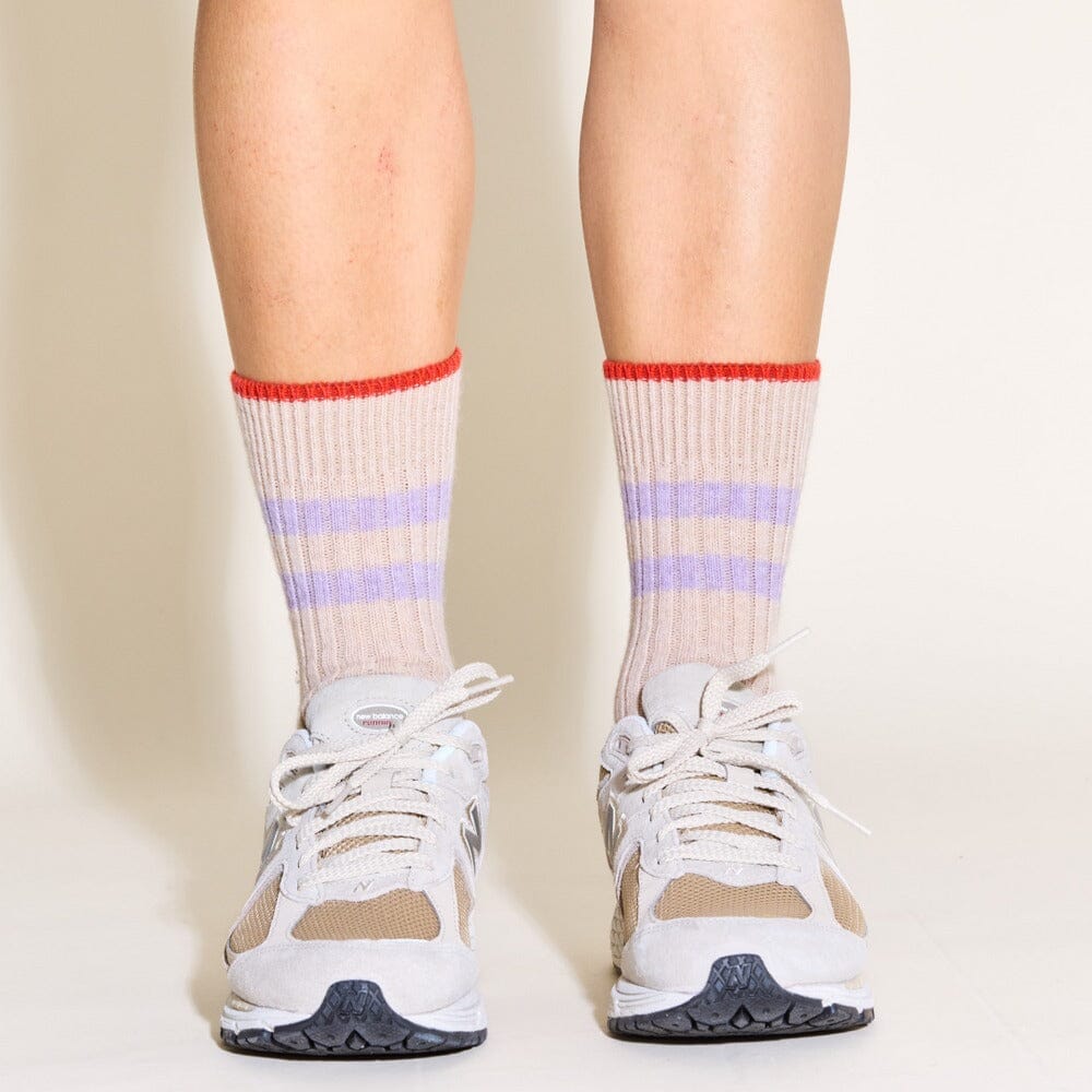 Stricksocken aus Wolle „Streifen dünn" Socken popeia 