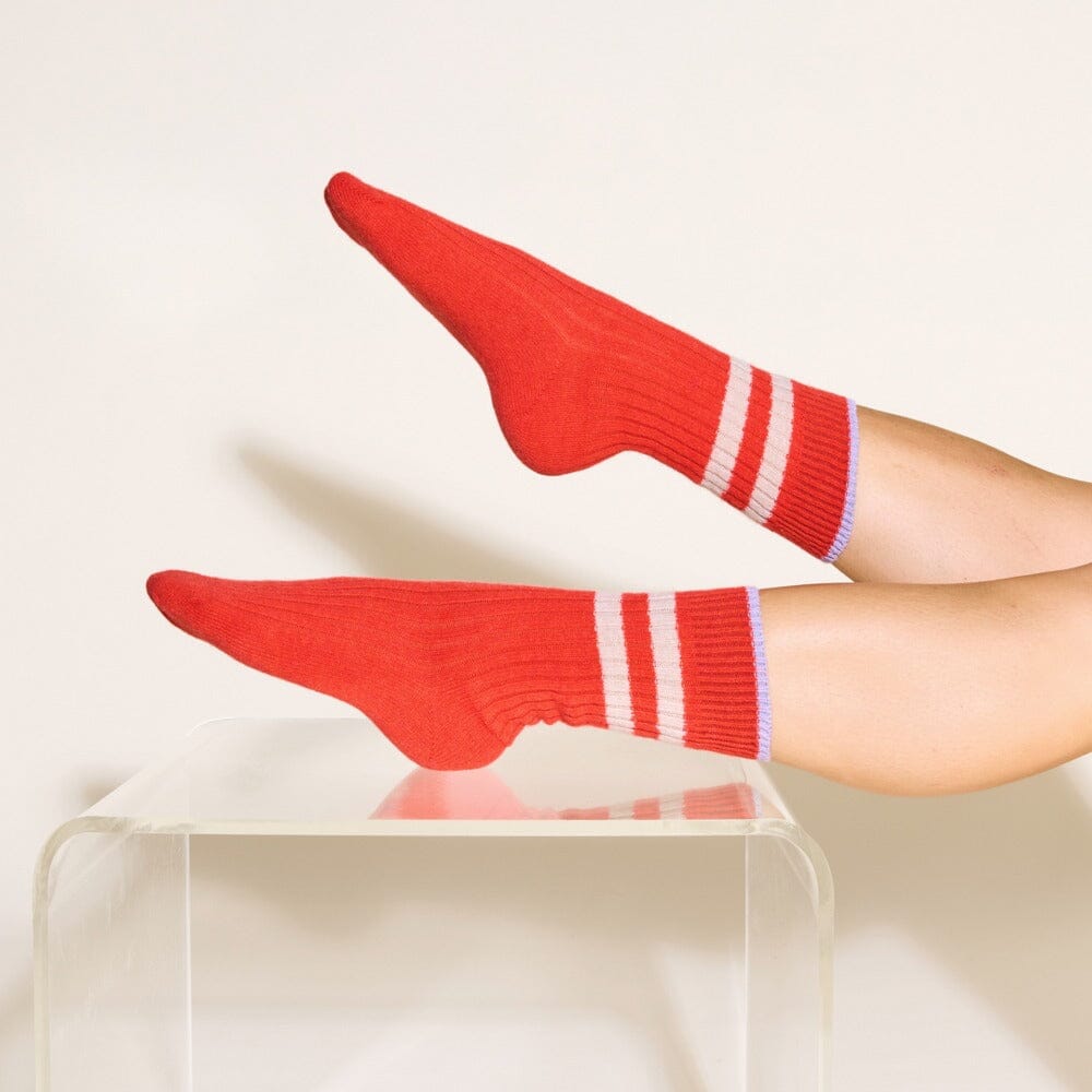 Stricksocken aus Wolle „Streifen dünn" Socken popeia 