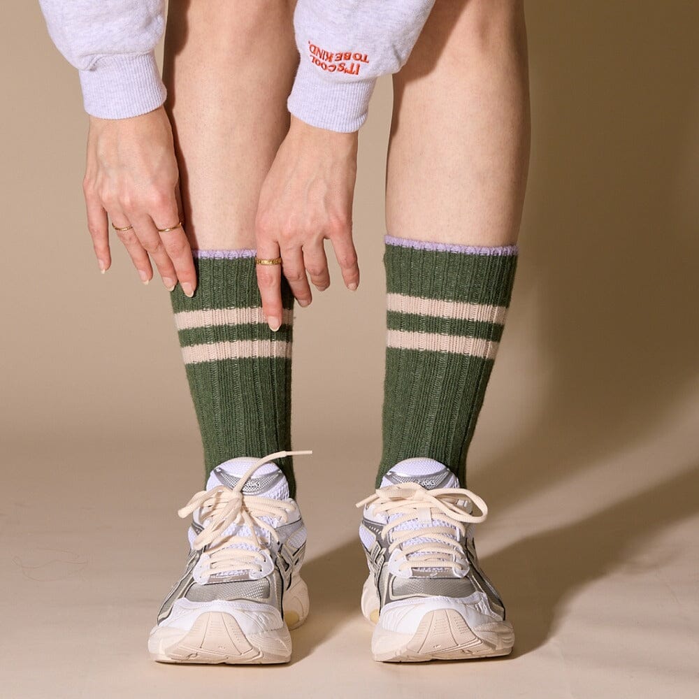 Stricksocken aus Wolle „Streifen" Socken popeia 