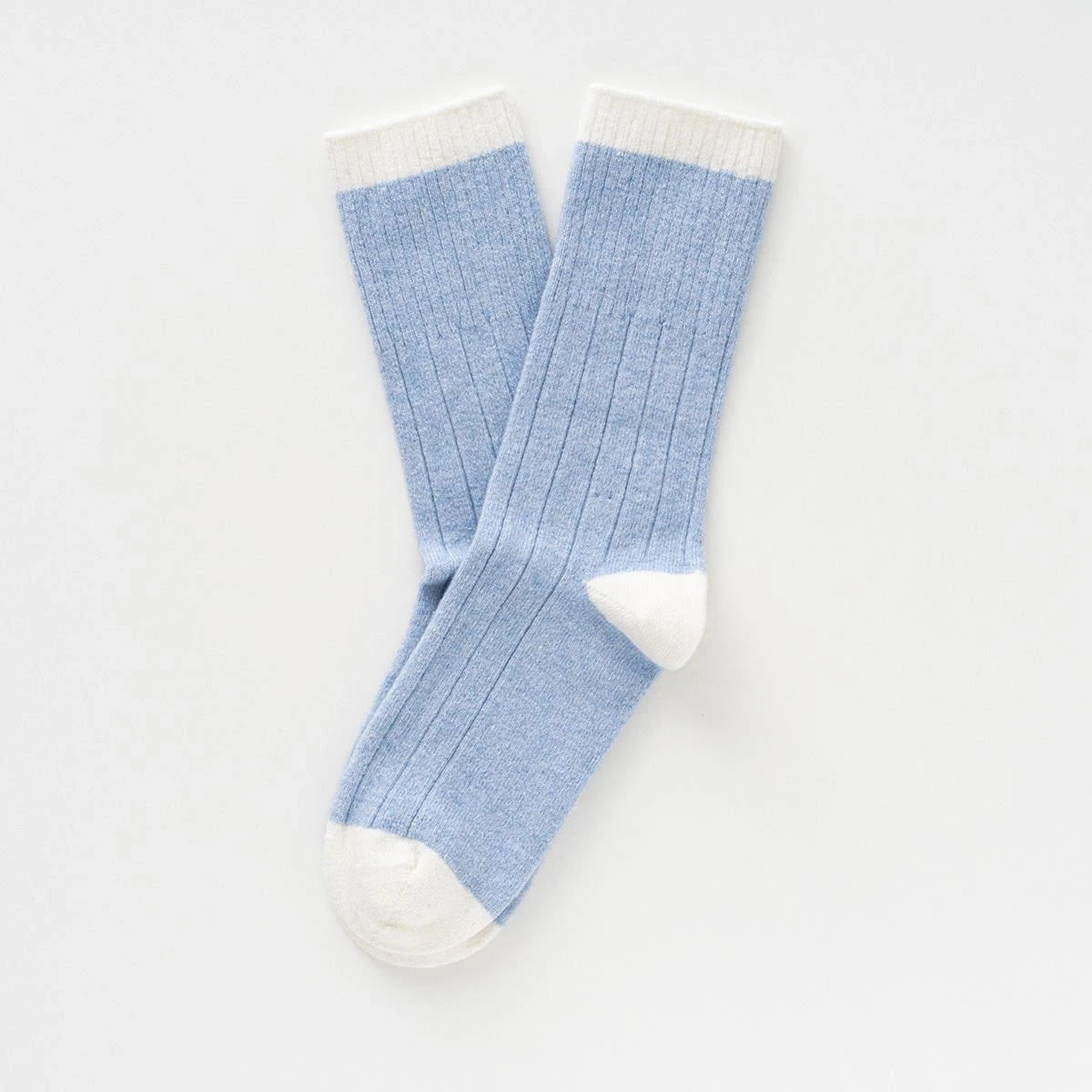 Stricksocken "Colorblock" Socken KLUE Weiß 