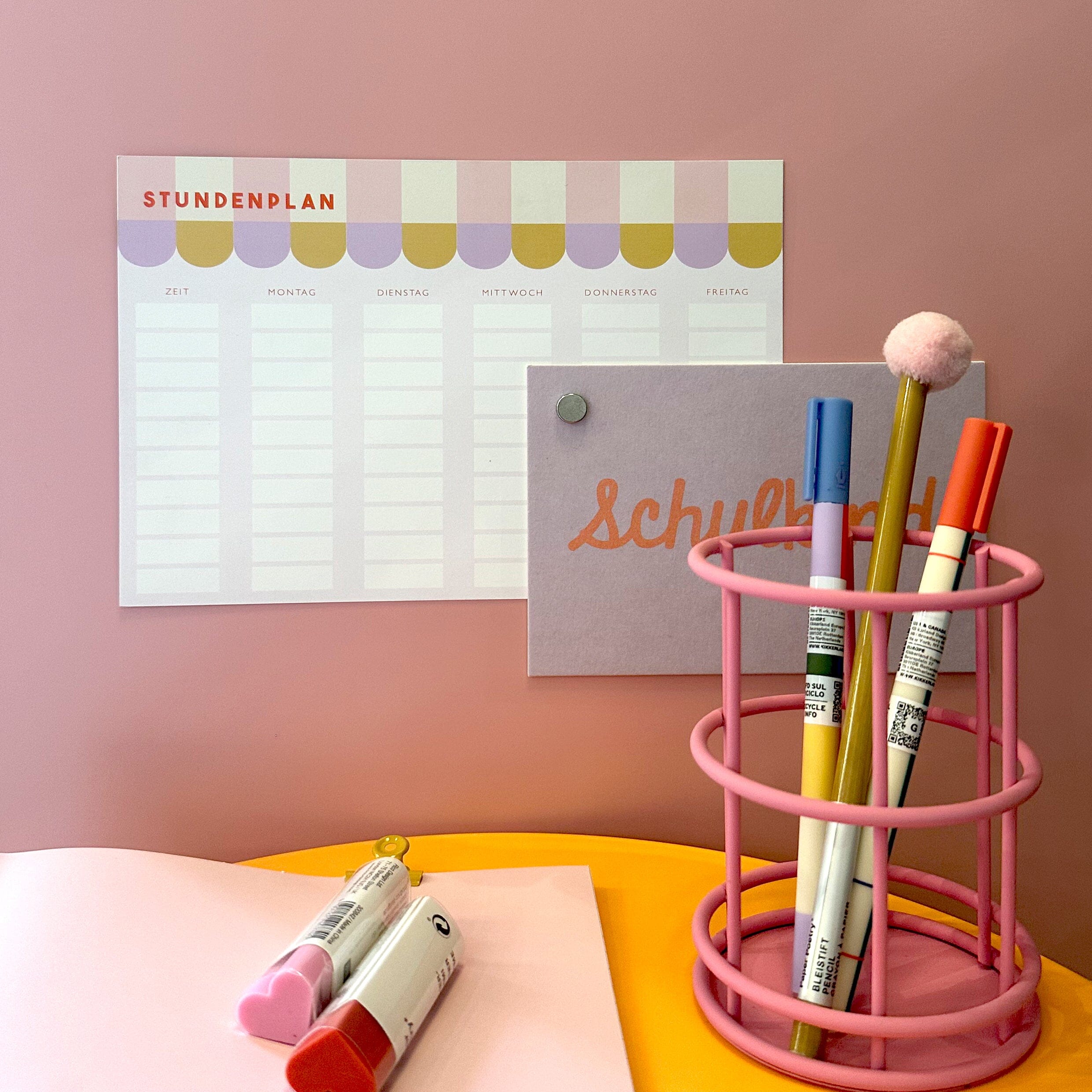 Stundenplan "Stripes" Stundenplan Matsch mit Sahne 