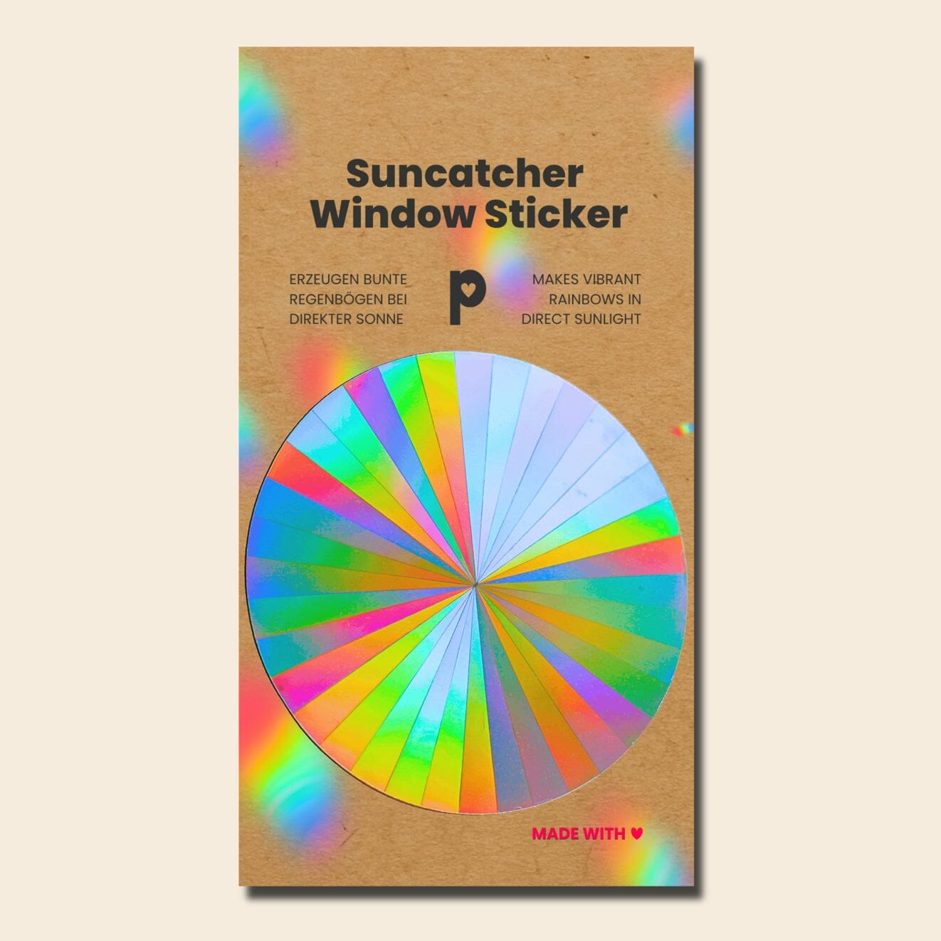 Suncatcher Fenstersticker "XL Sonne" Sticker plottkowski 