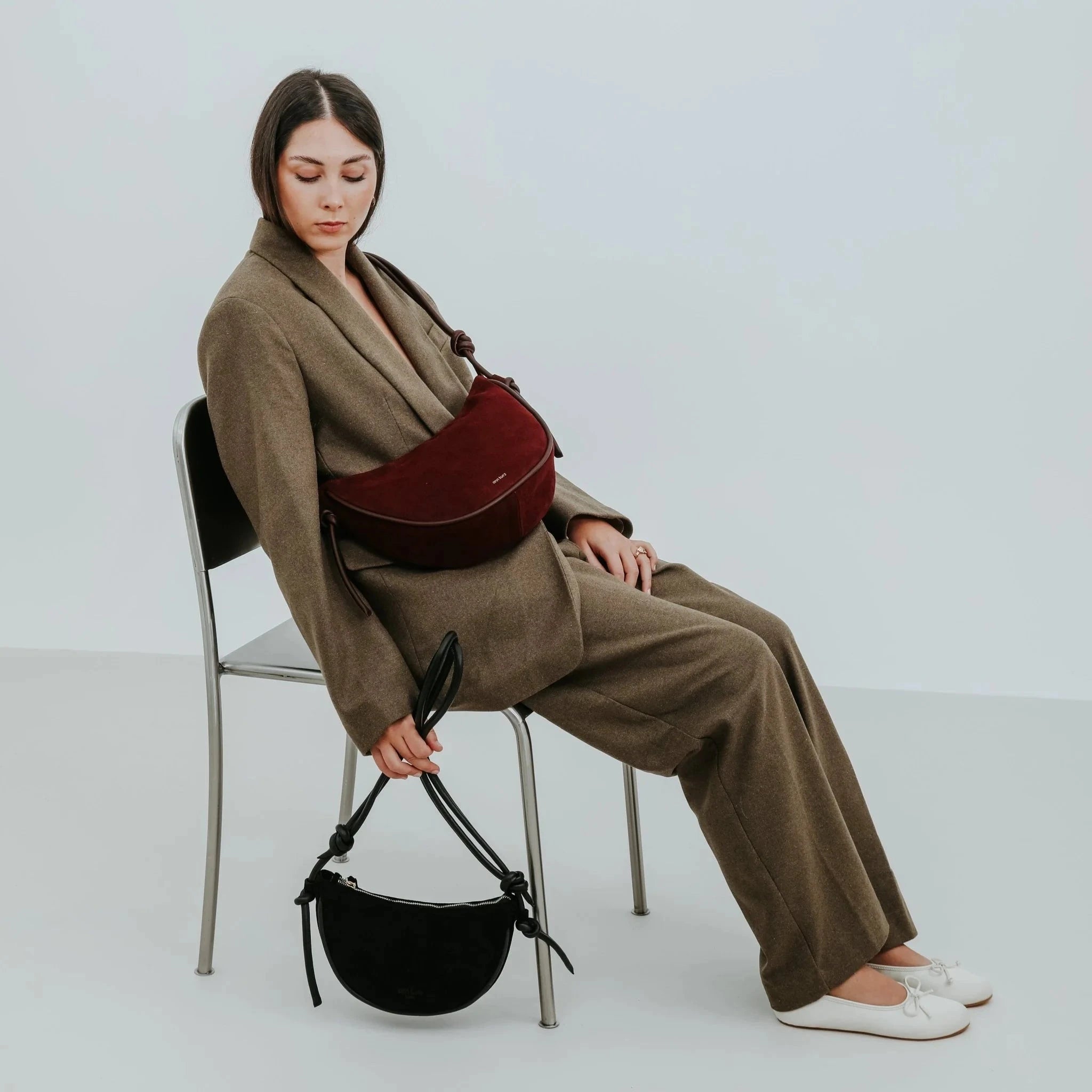 Tasche "Half Moon Suede" Handtaschen, Geldbörsen & Etuis ann kurz 