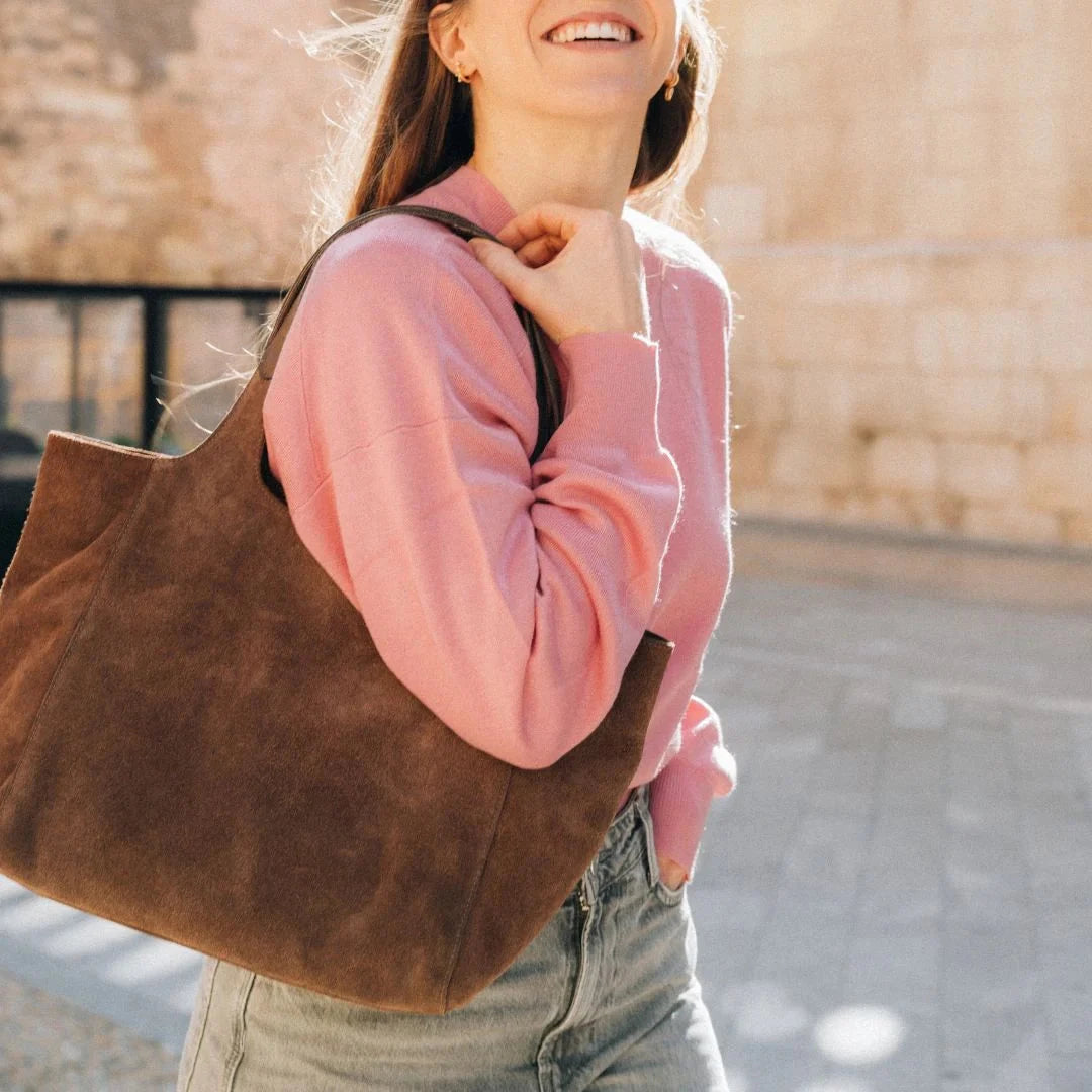 Tasche "Shoulder Shopper Suede" Shopper ann kurz 