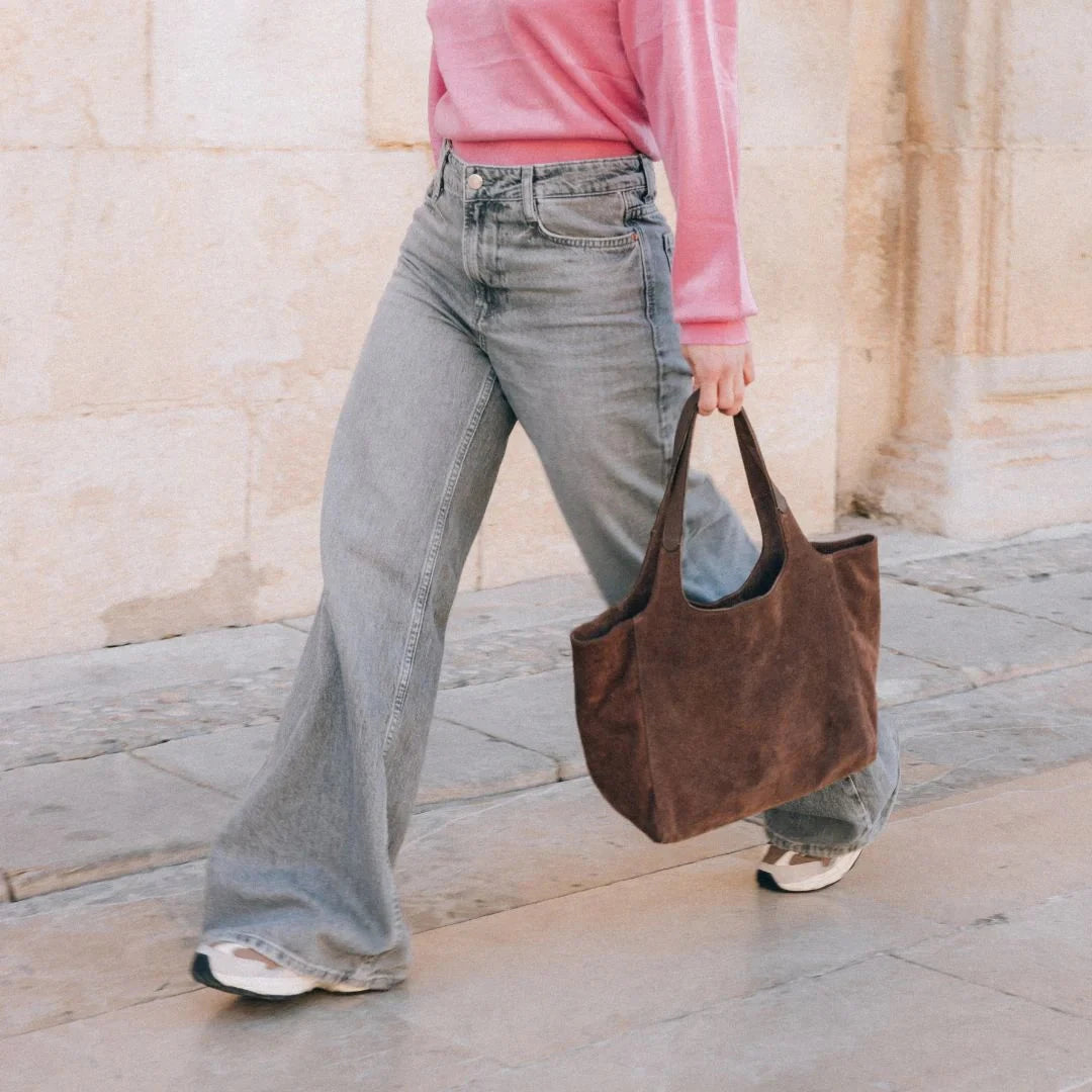 Tasche "Shoulder Shopper Suede" Shopper ann kurz 