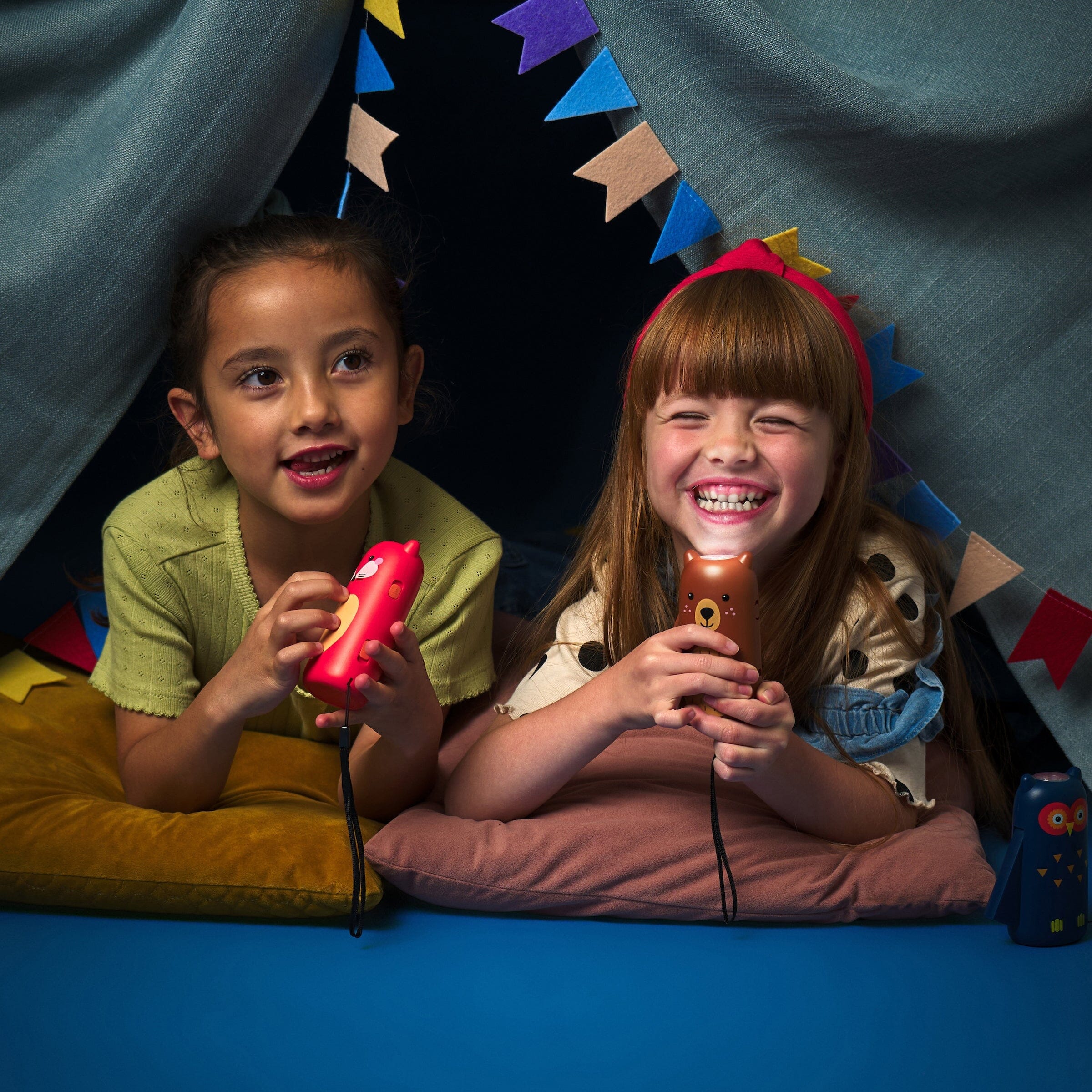 Taschenlampe Squeeze "Forest Friends" Lampe KIKKERLAND 