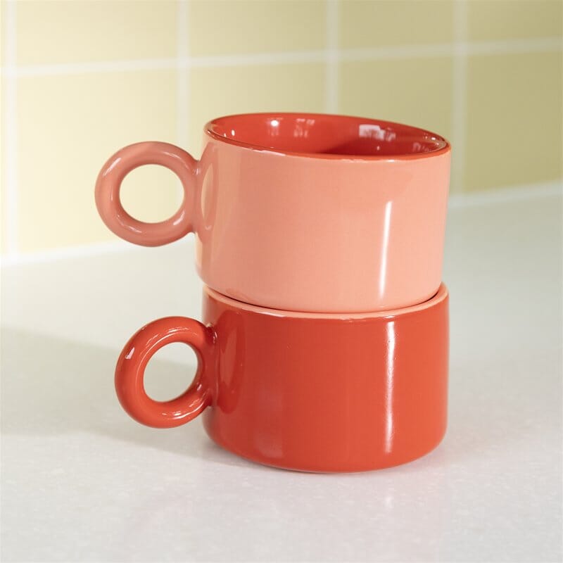 Tassen Set "Chiquito Red" &klevering 