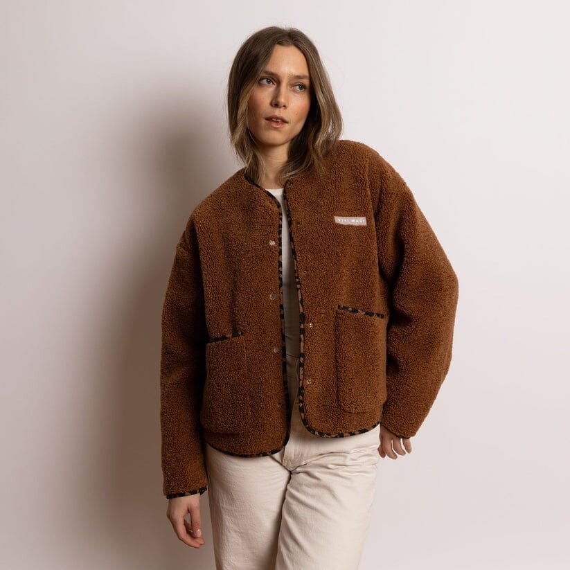 Teddy Fleece Jacke Weste Vivi Mari 