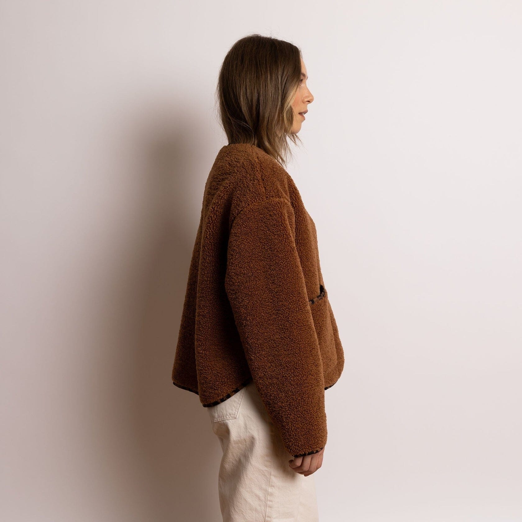 Teddy Fleece Jacke Weste Vivi Mari 