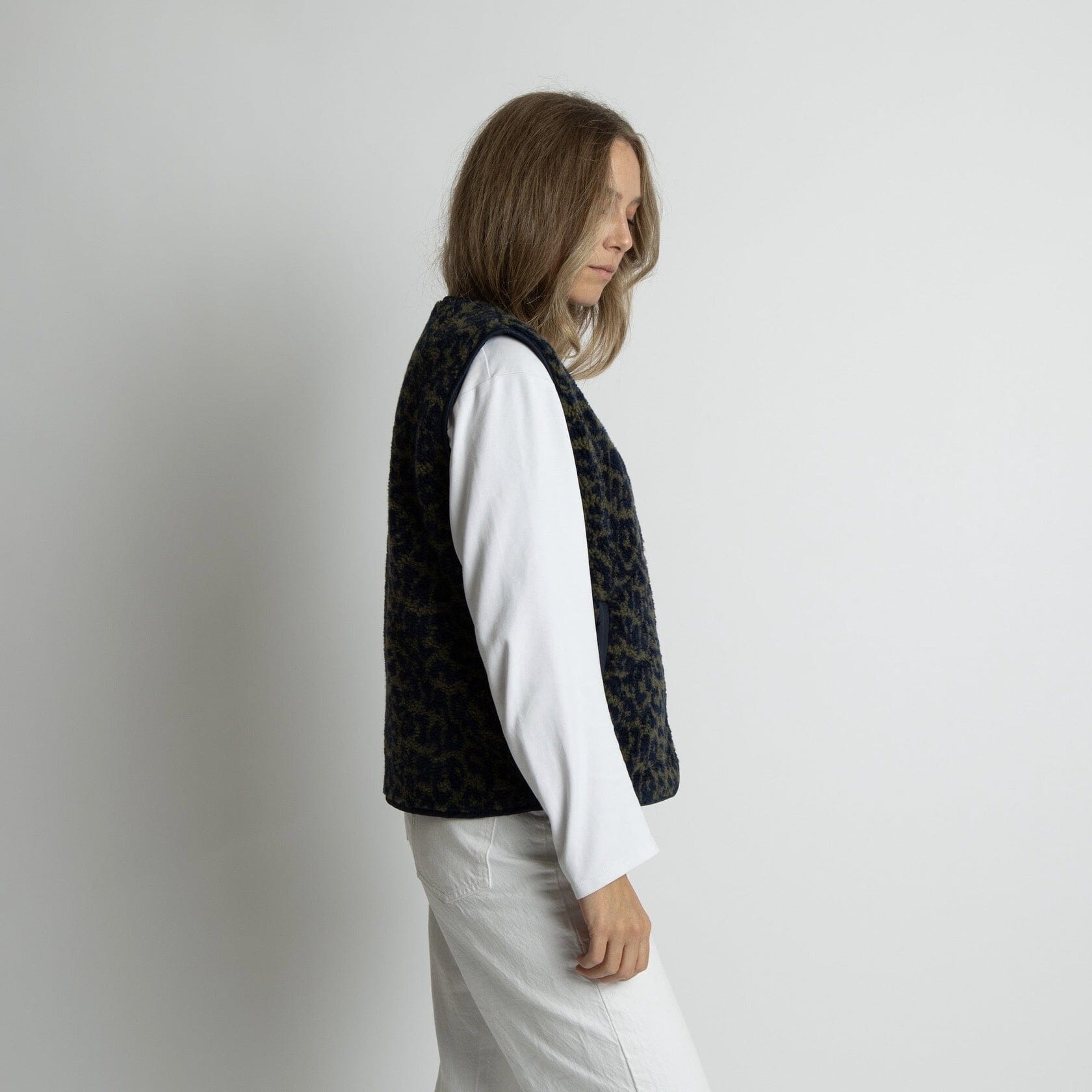 Teddy Fleece Weste "Leo Splashes" Weste Vivi Mari 