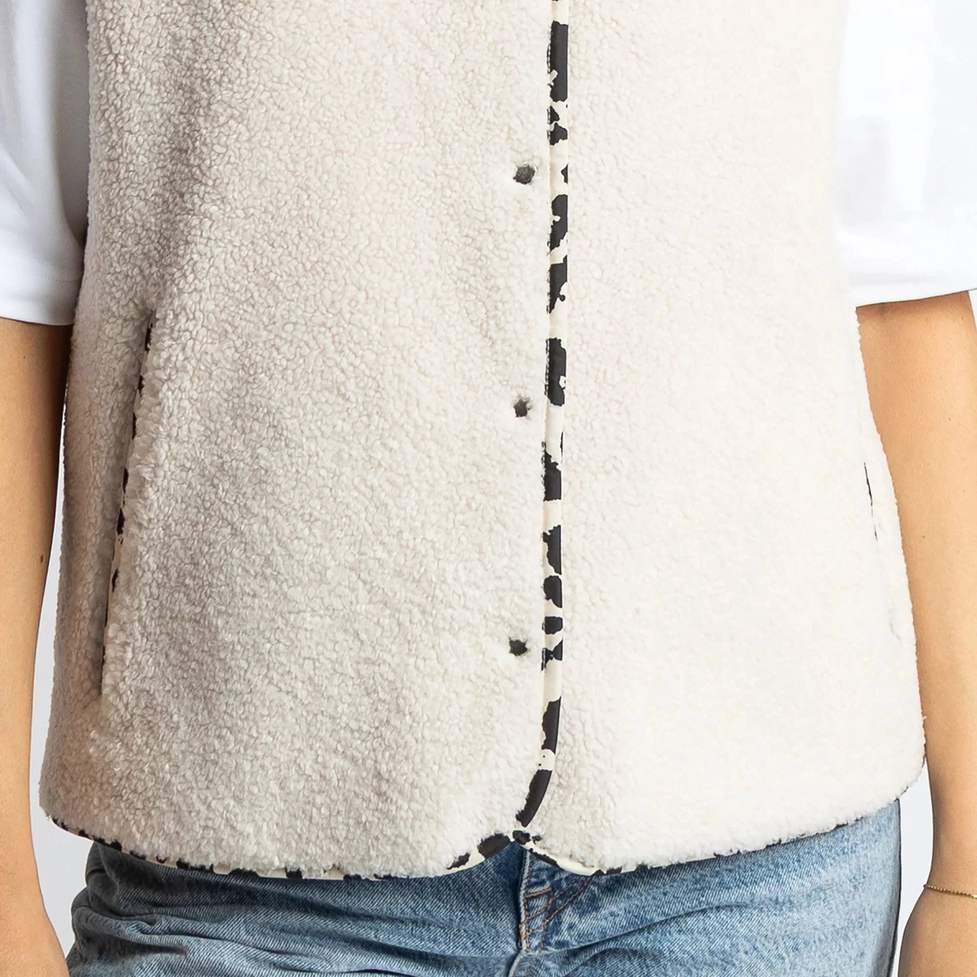 Teddy Fleece Weste Weste Vivi Mari 